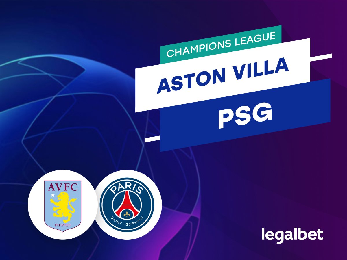 Legalbet.es: Aston Villa vs PSG: pronóstico Champions League 15 de abril.