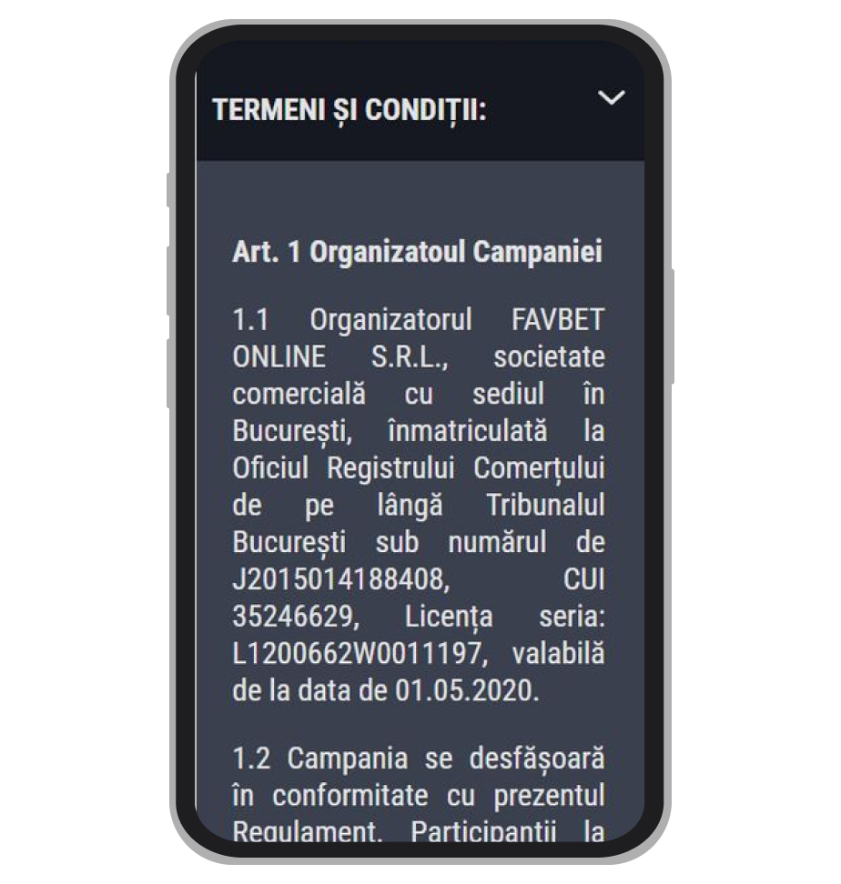 Termeni și condiții