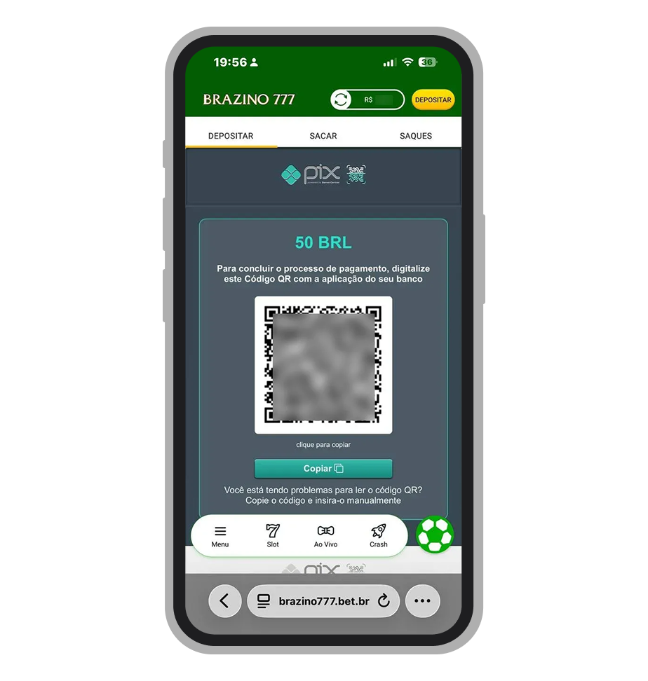 Pode fazer a transferência usando o seu app bancário 