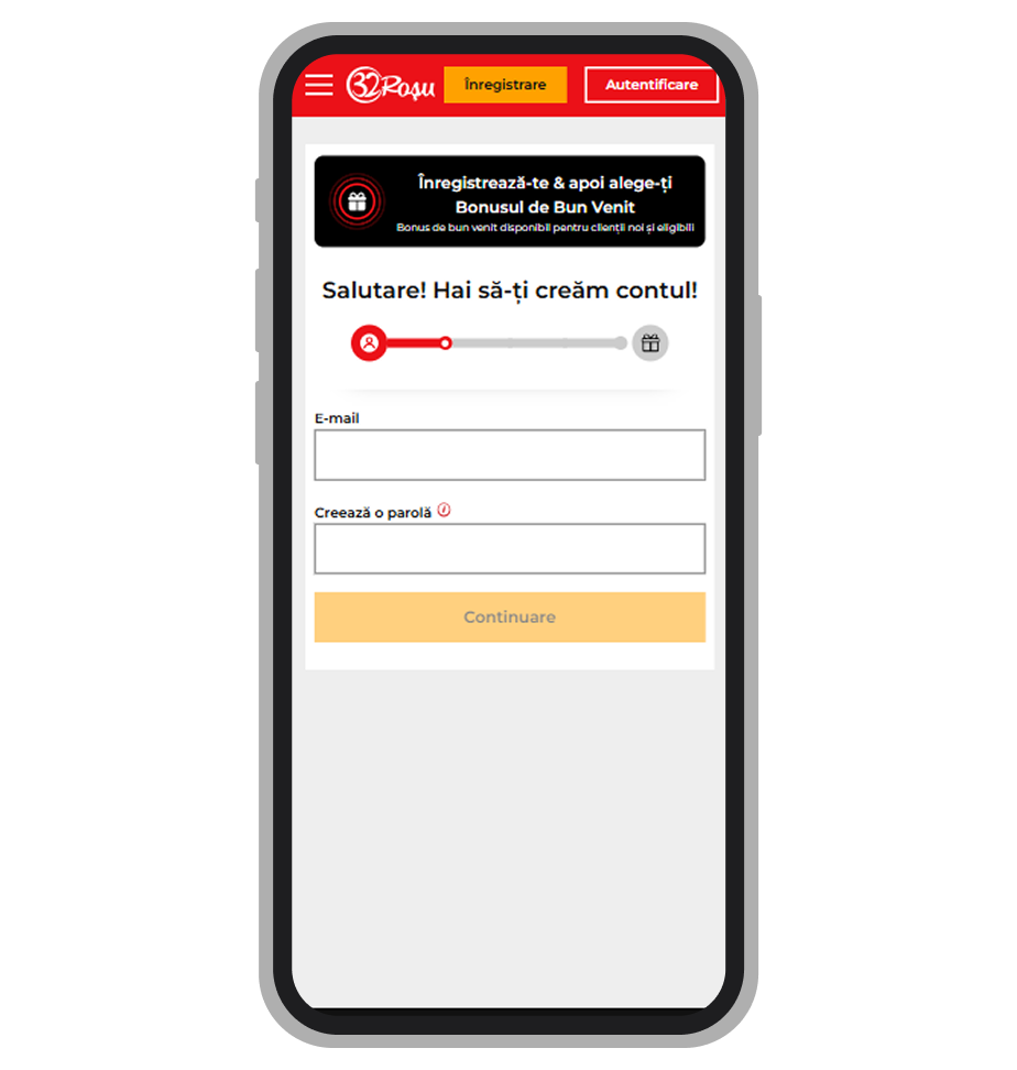 Formular de înregistrare