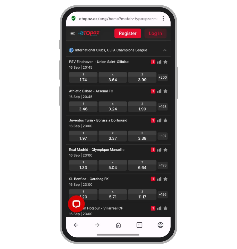 Линия в eTopaz