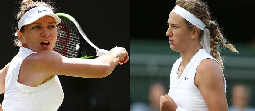 Simona Halep vs Vika Azarenka, meciul zilei la Wimbledon