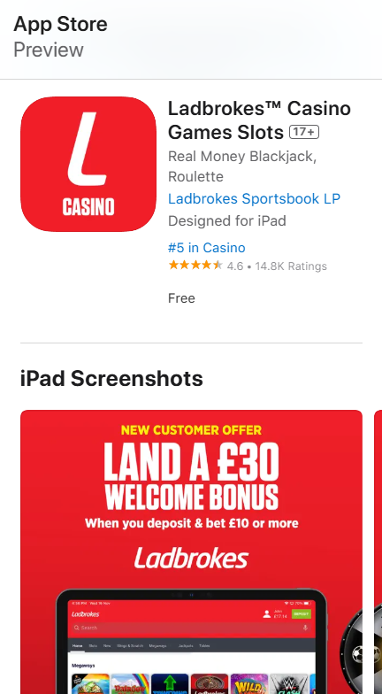 Ladbrokes Casino App at App Store