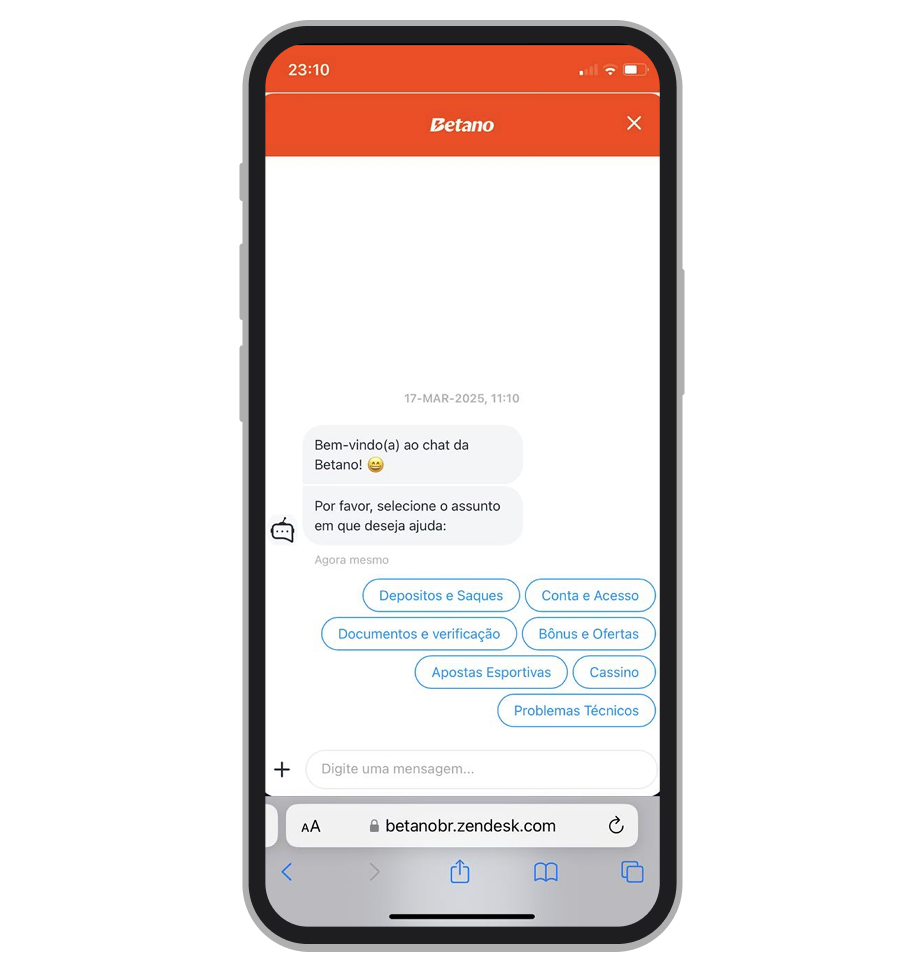 Chat ao vivo