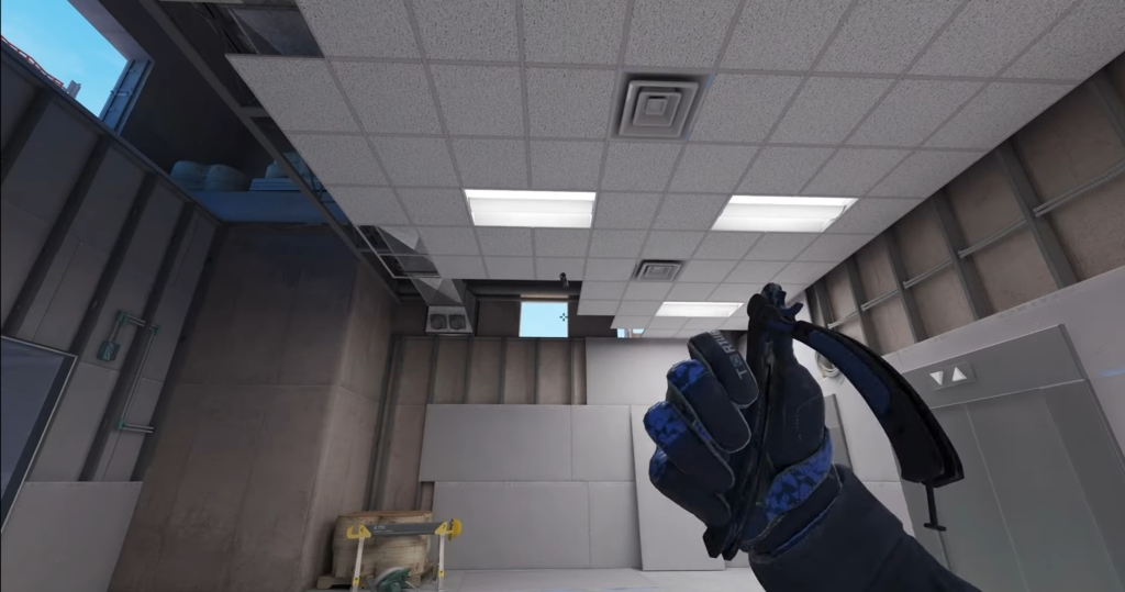 Дым со стороны КТ на дарк на жёлтом