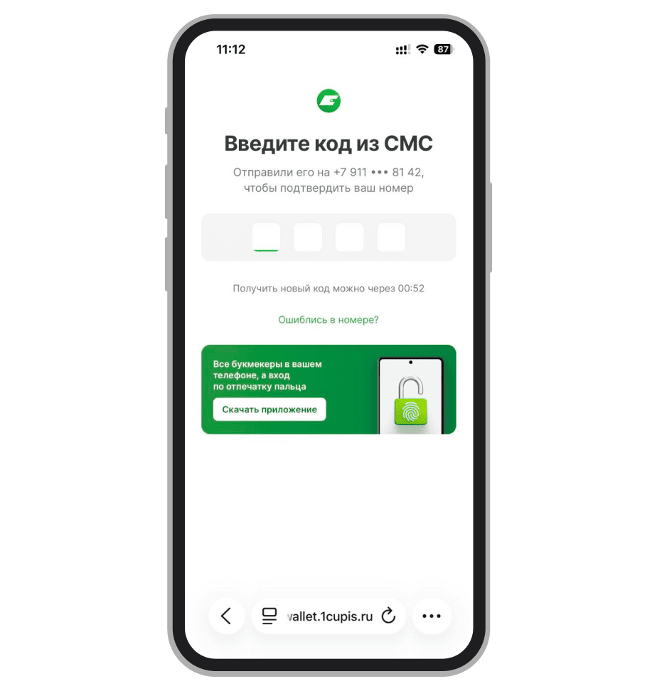 Регистрация в ЦУПИС