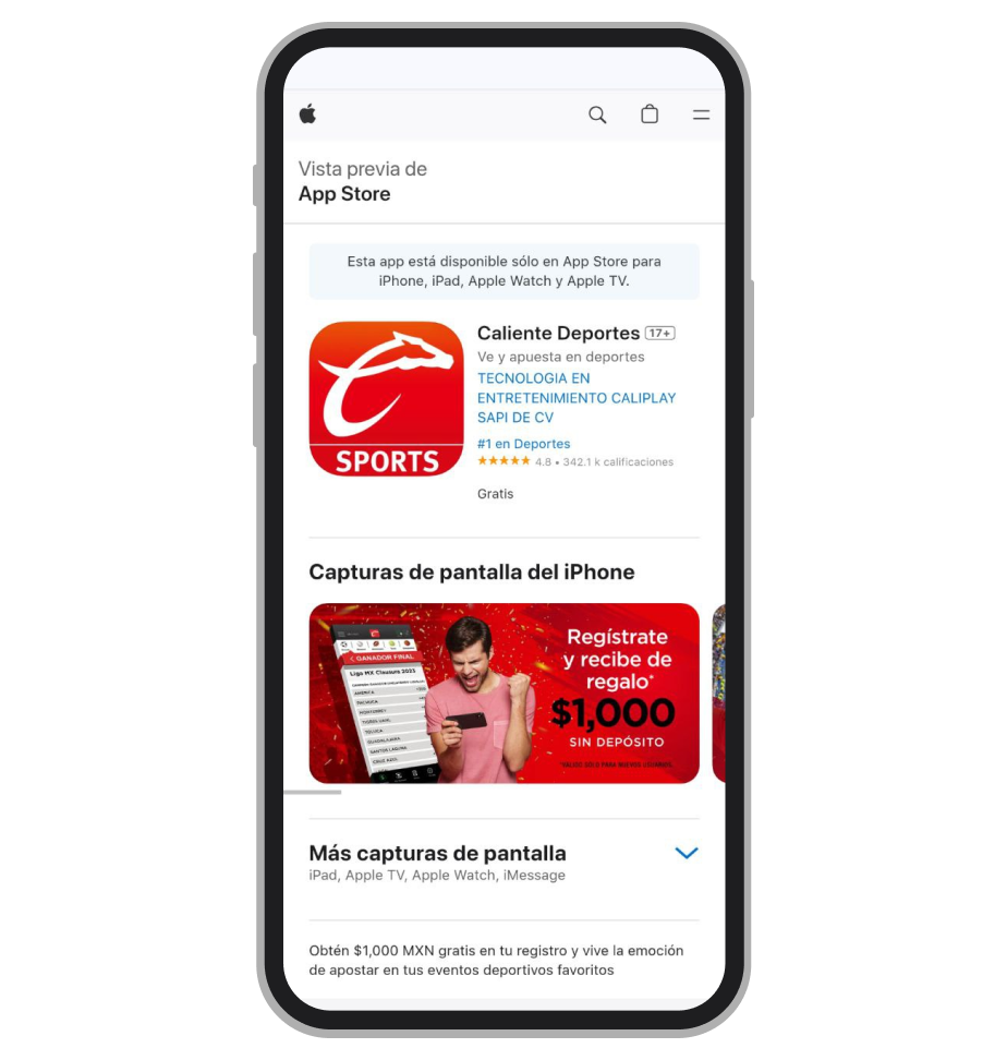 Descarga desde la App Store