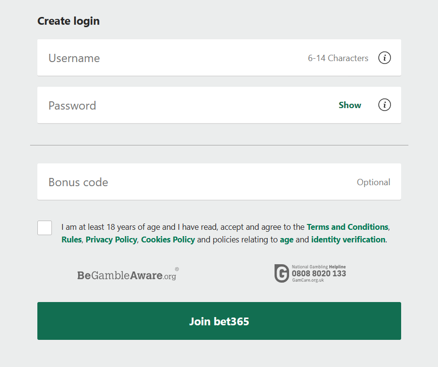 Bet365 join Bet365