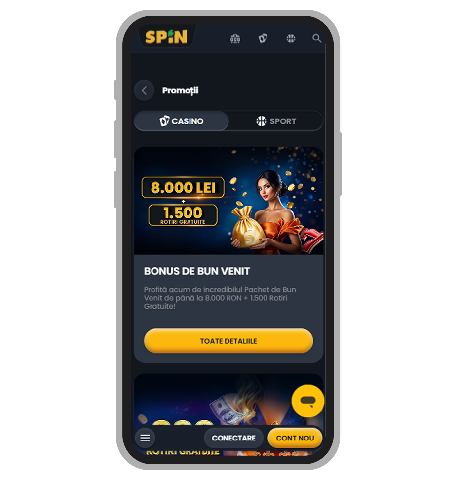 Promoții la Spin Casino