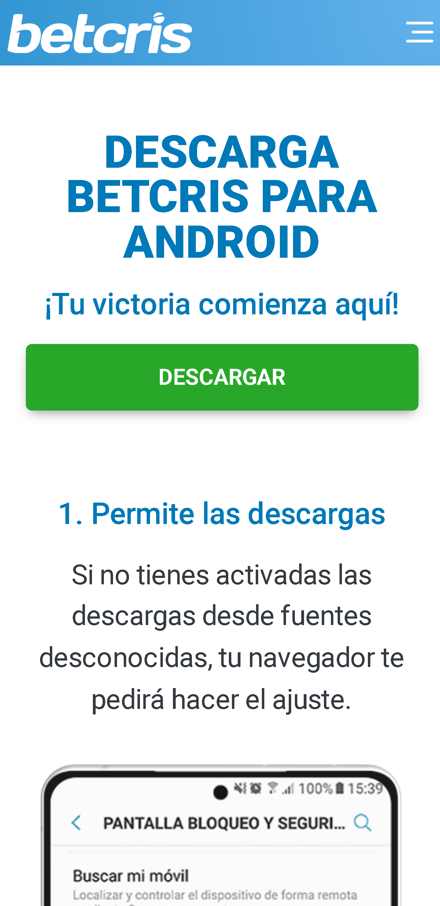 Descargar Aplicación Android 