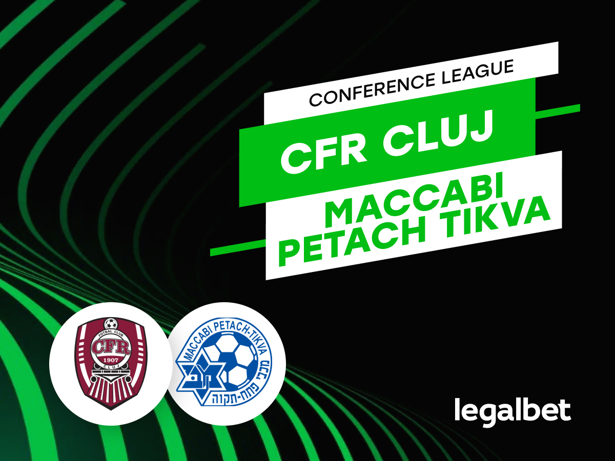 Maraz: CFR Cluj - Maccabi Petah Tikva : cote pariuri Europa Conference League.