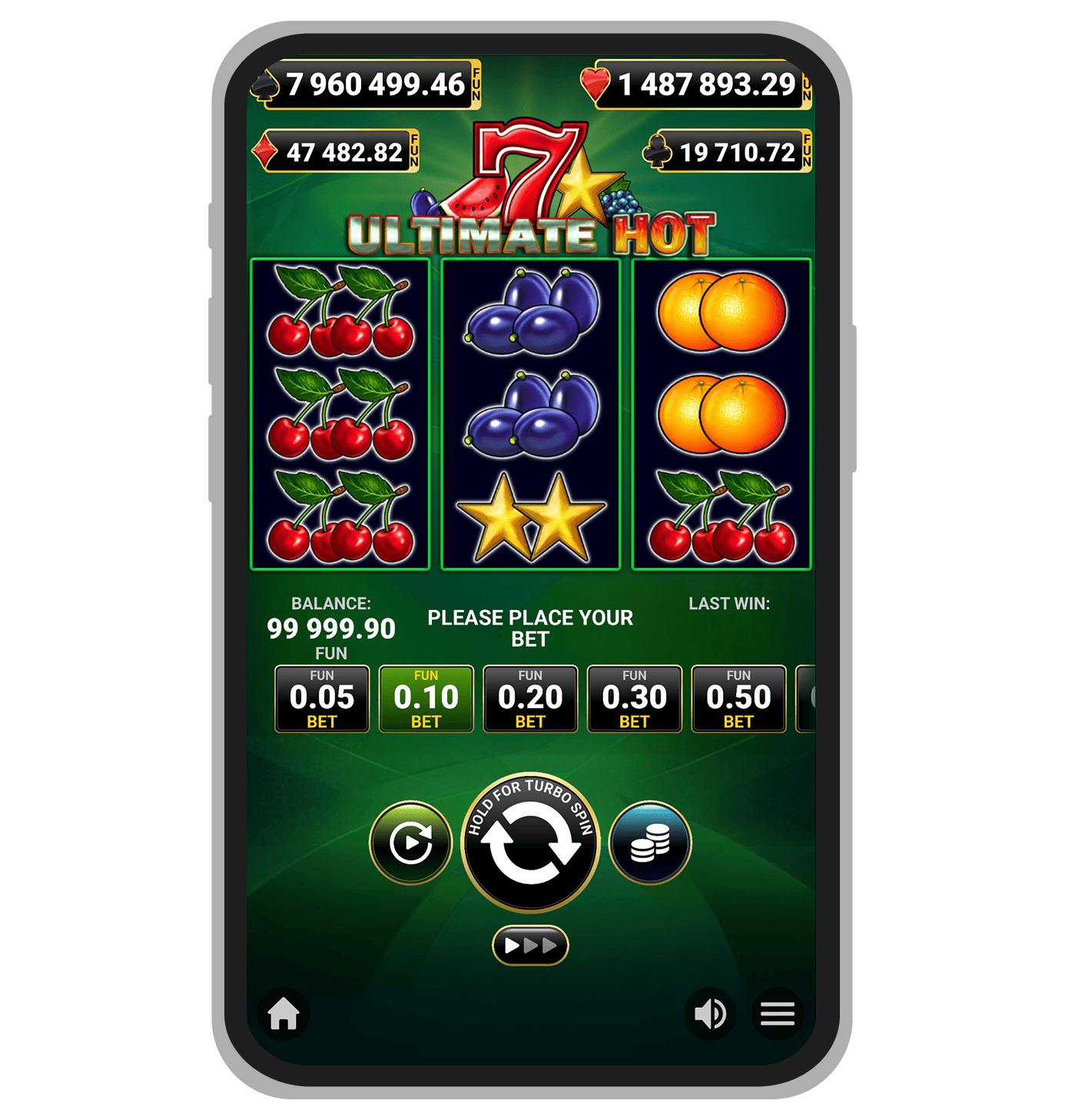 Базовая игра в Ultimate Hot