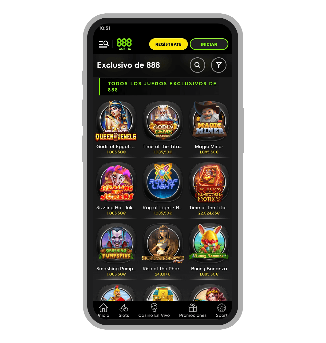 Juegos exclusivos