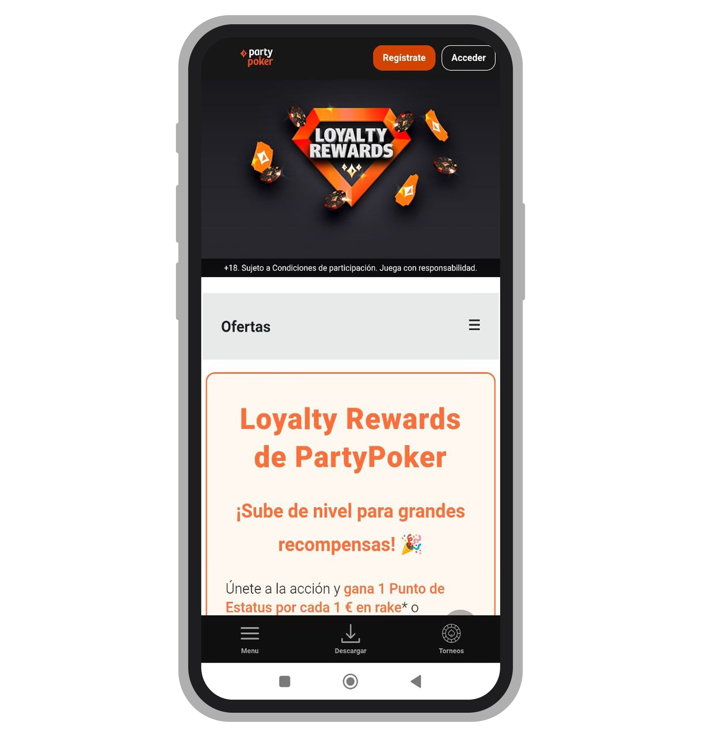 Programa de Lealtad. Party Poker