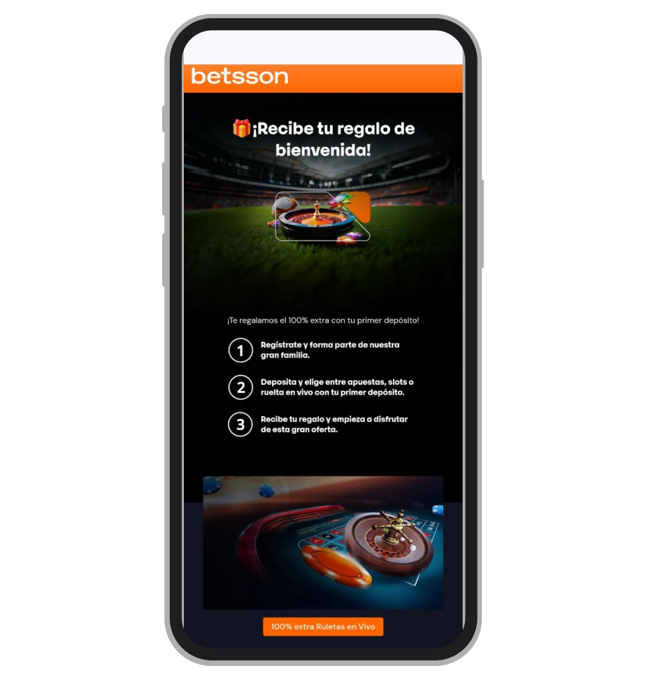 Bono de bienvenida para ruleta