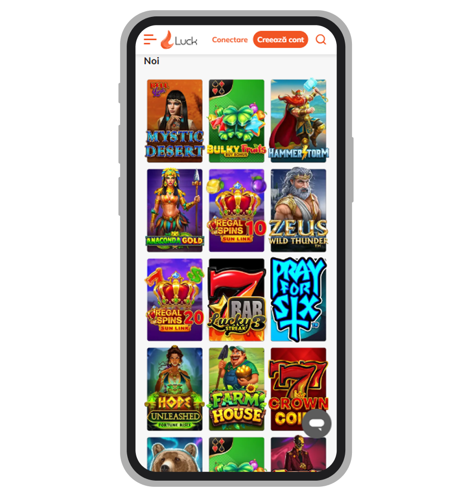 Jocuri noi la Luck