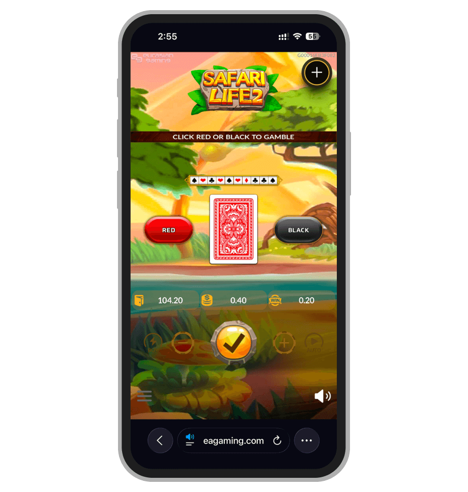 Safari Life 2 риск-раунд