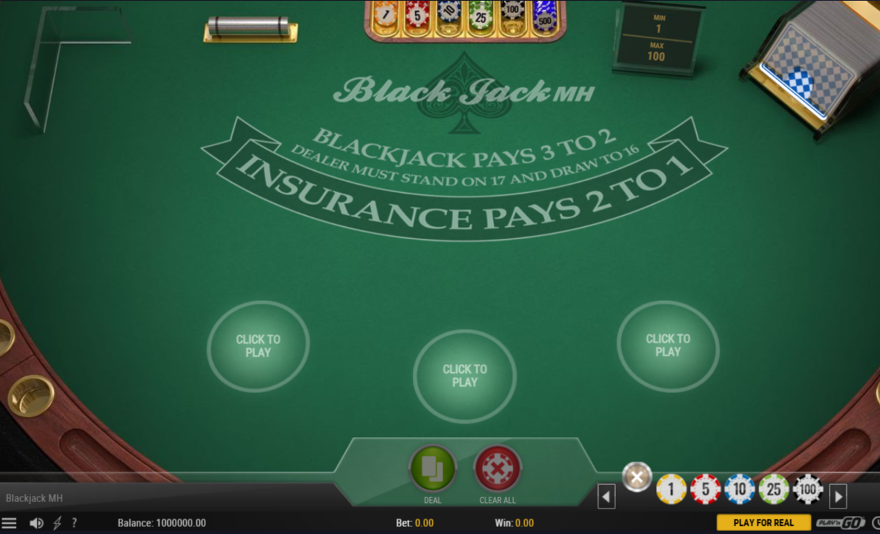 Spinzwin UK Casino blackjack