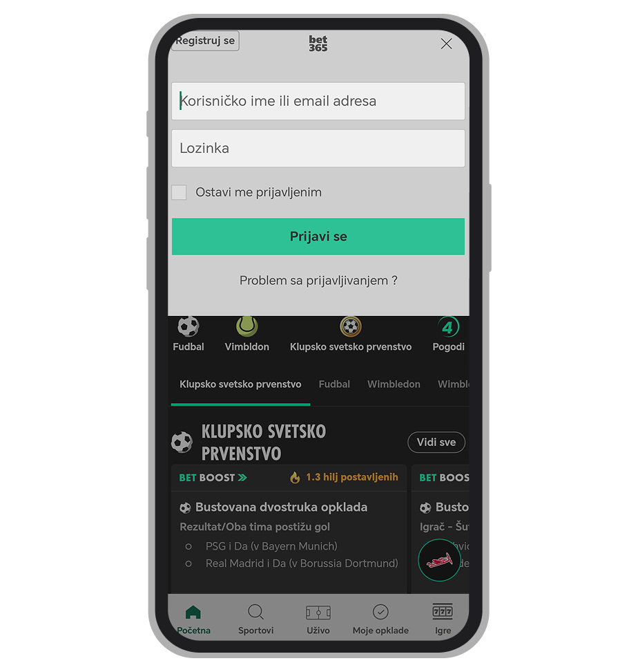 Bet365 prijavi se