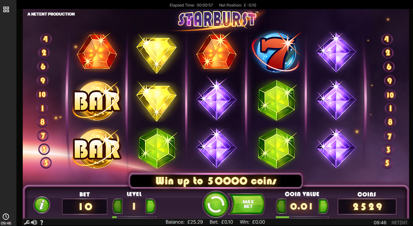 Starburst - NetEnt Slot