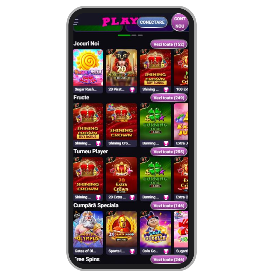 Catalogul de sloturi Player