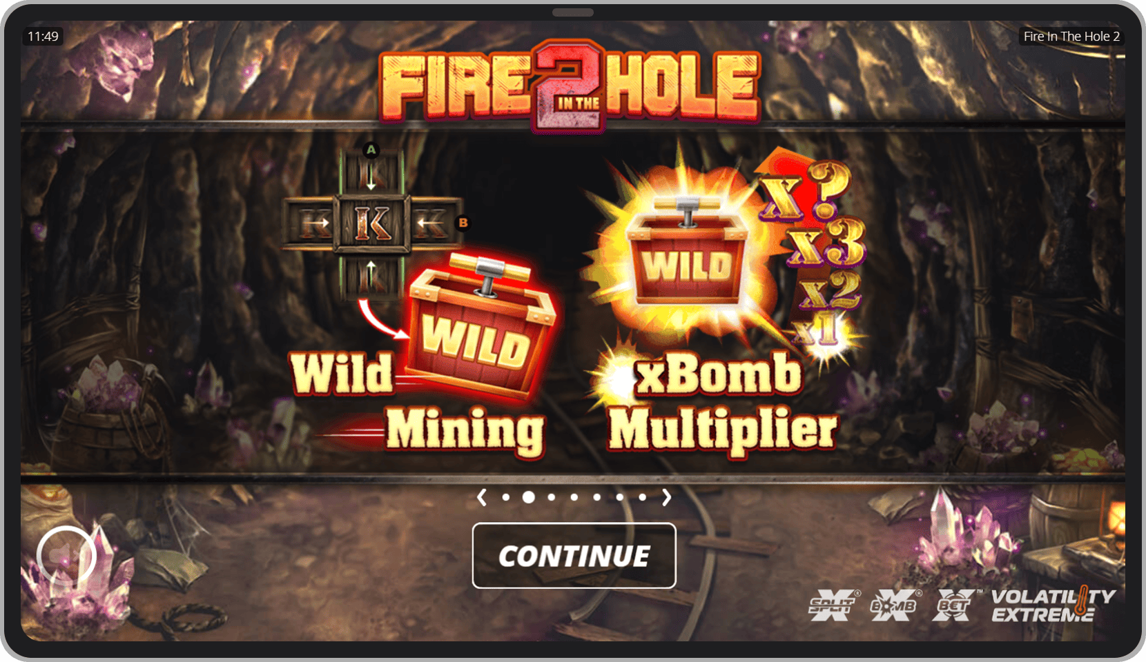 Ecranul de introducere