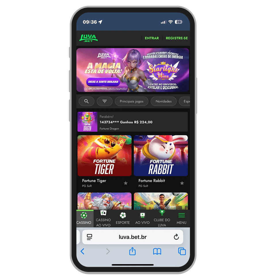 Luva.bet é uma plataforma nova mas com ótima oferta
