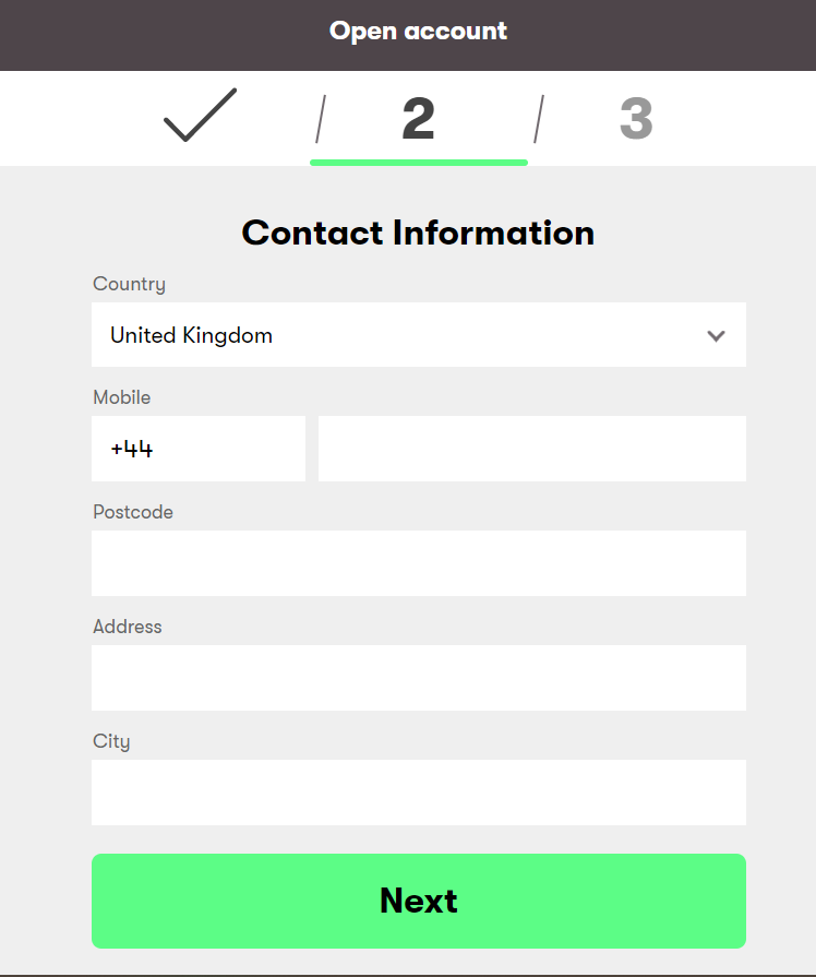 Input your contact details