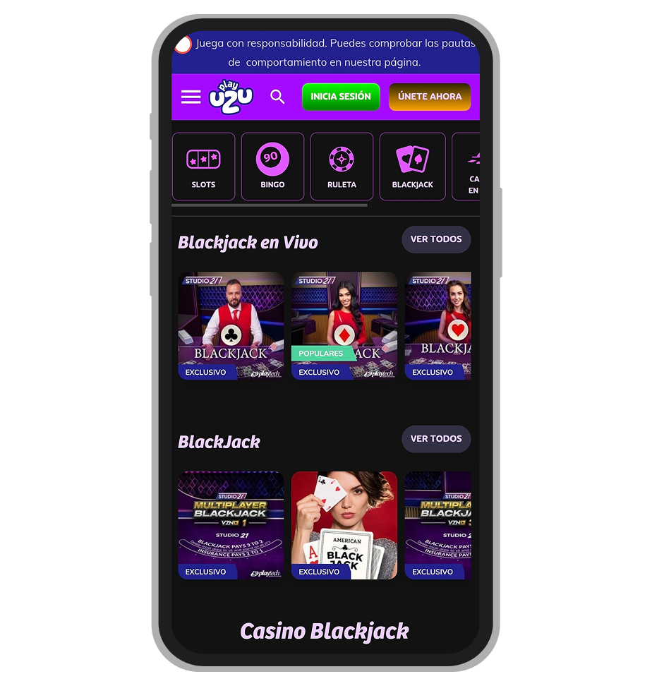 PlayUZU Blackjack
