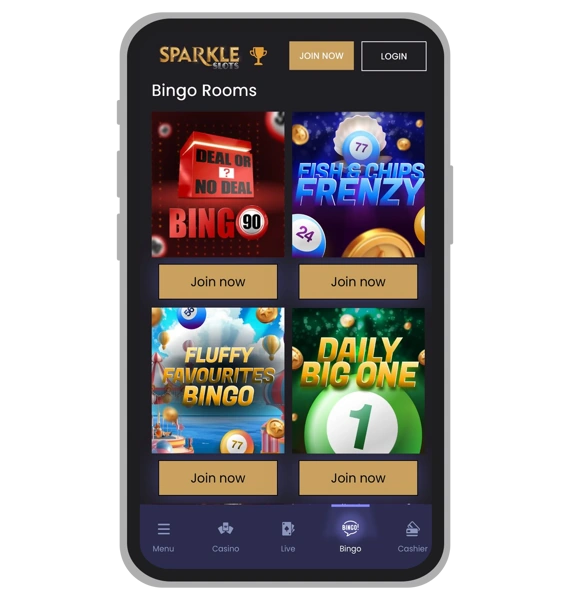 Bingo at Sparkle Slots