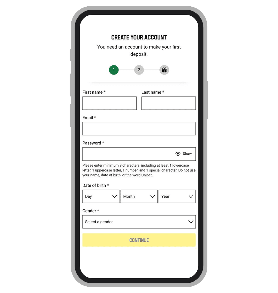 Personal Info for Your Unibet Account