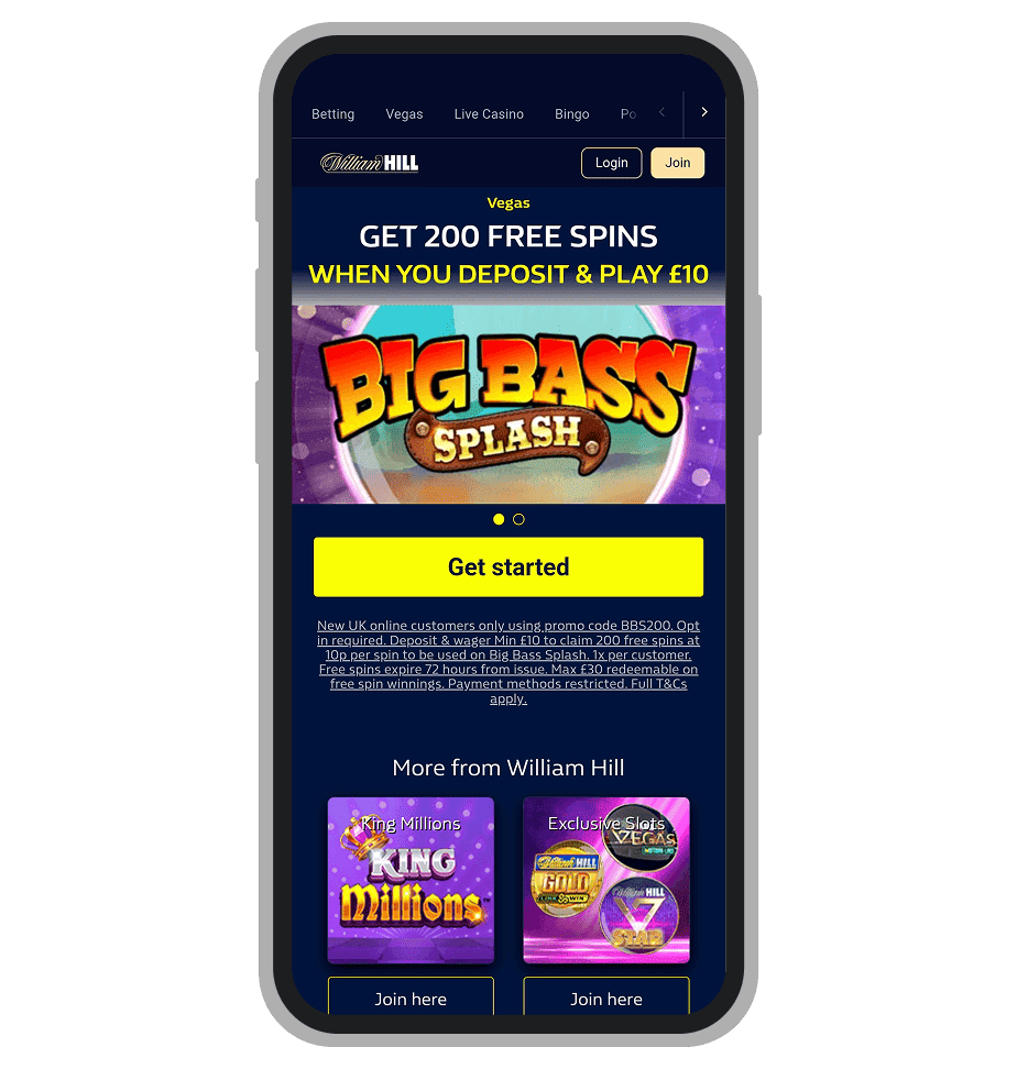 William Hill Home Page