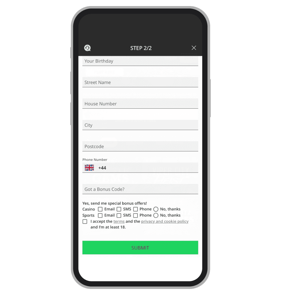 Myriad Play Registration 4