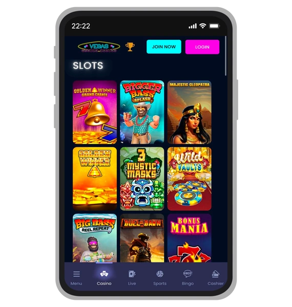 Slots at Vegas Mobile Casino
