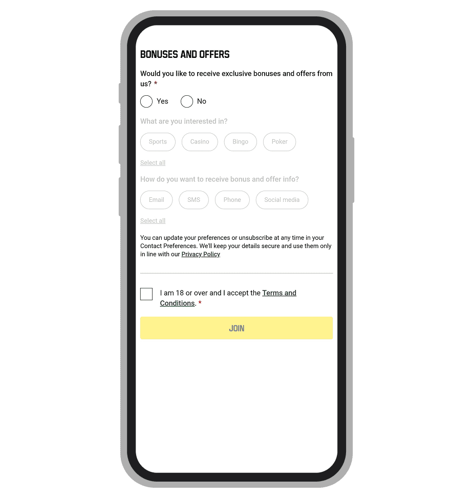 Getting Bonus Information at Unibet