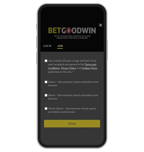 Sign-Up Step 3