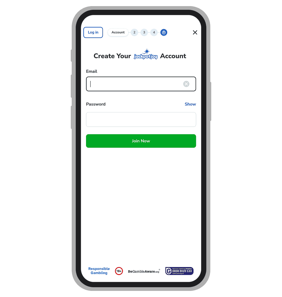 Login Information for Your Jackpotjoy Account