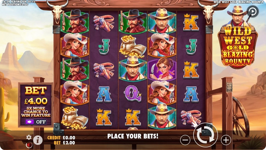Wild West Gold Blazing Bounty