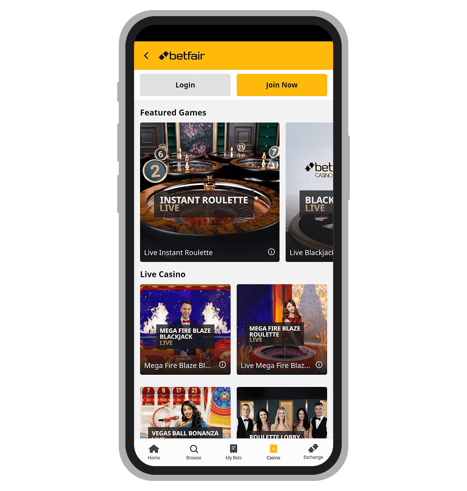 Betfair Live Casino