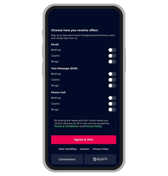 Planetsport Bet Registration: Step 3