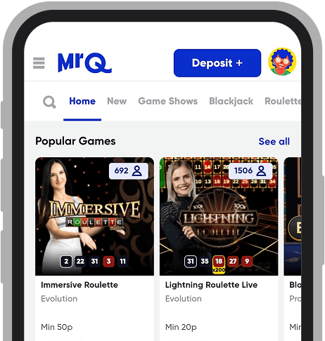 MRQ Live Casino Tables