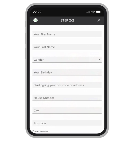 Jackie Jackpot registration: Step 3