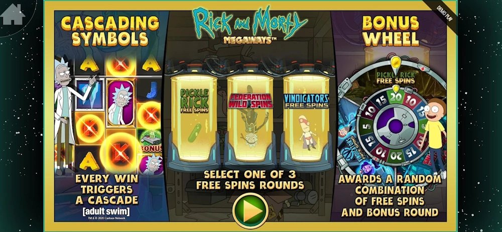 Rick and Morty Megaways