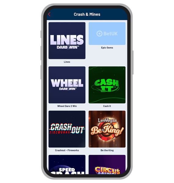 Other games at BetUK