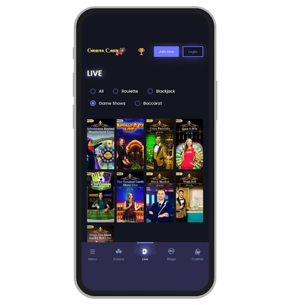 Conquer Casino Game Shows