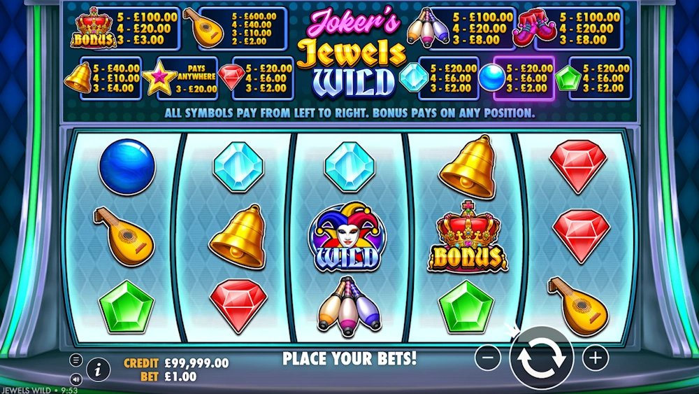 Joker’s Jewels Wild
