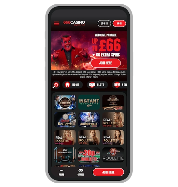 Roulette at 666 Casino