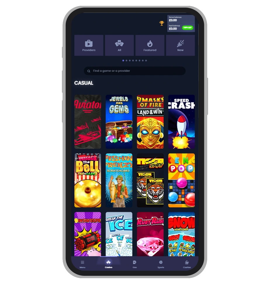 Crash & Scratch Games