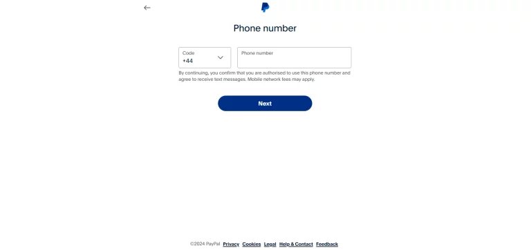 PayPal Registration
